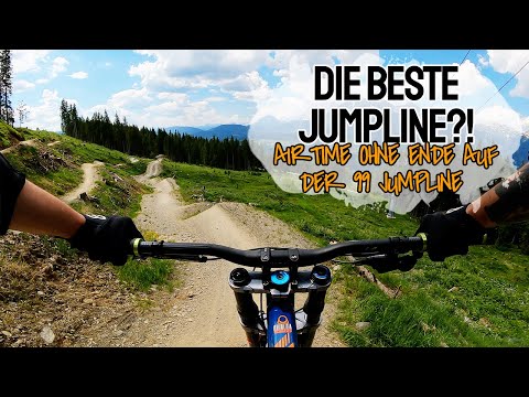 The best jumpline in Europe? 99 Jumpline at Bikepark Schladming | Endless airtime | Bike and Ride