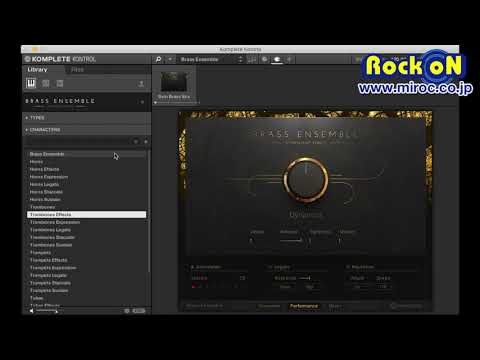080:SYMPHONY SERIES - BRASS ENSEMBLE ☆Native Instruments KOMPLETE 全音源試聴！