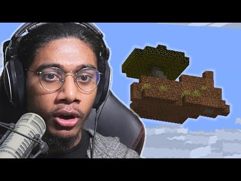 I found a real SKYBLOCK in a Minecraft Village...