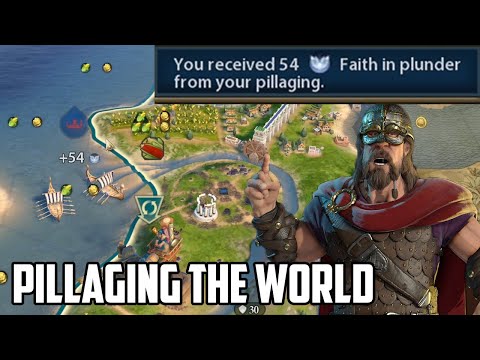 Coastal Raiding Economy is absolutely INSANE - Civ 6 Deity Norway Ep.1