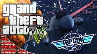 DANGER ZONE - GTA 5 Fighter Jet Stunt Montage