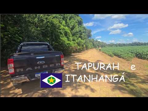 RODANDO PELO NORTE MATOGROSSENSE PASSAMOS POR TAPURAH E ITANHANGA LINDAS CIDADES E PLANTIO LINDOS