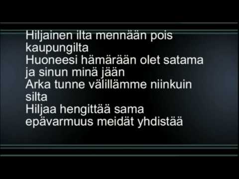 Mc Mane- Hiljainen ilta feat. Valveuni (Lyrics)