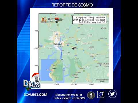 #ATENCIÓN #Ecuador #Sismo