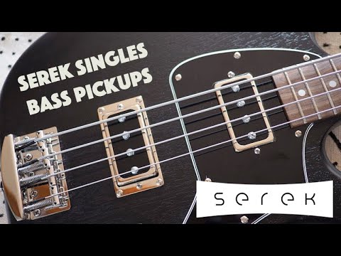 Serek Basses - "Serek Singles" Single Coil Bass Pickups Demo