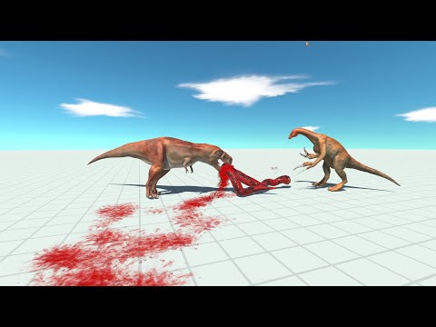Trex & Therizinosaurus vs EVERY UNIT Animal Revolt Battle Simulator