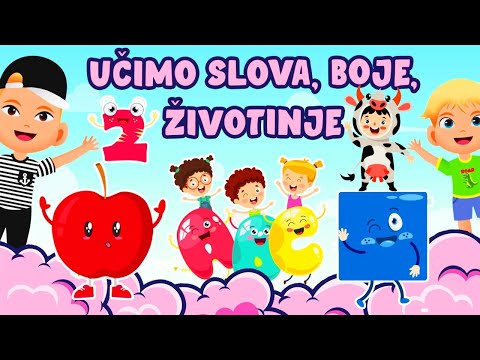 *60 Minuta* NAJLJEPŠIH CRTIĆA u 2022.🎈 Učimo Slova, Boje, Životinje / Zabavne i edukativne pjesmice