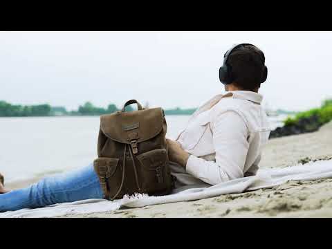 Rucksack »Evy« Havana Braun, handgemacht, Tagesrucksack aus Leder für Damen & Herren | DRAKENSBERG