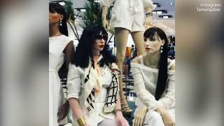Tamara Jaber depends to be mannequin in bizarre art project