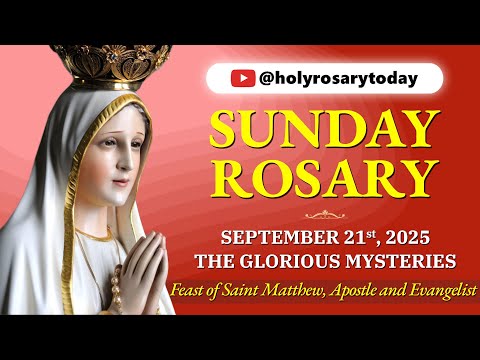 SUNDAY HOLY ROSARY 🩷 SEPTEMBER 21 2025 🩷 GLORIOUS MYSTERIES OF THE ROSARY [VIRTUAL] #holyrosarytoday
