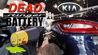 ⚙  How to FIX a DEAD 2018 KIA STINGER Battery LOL - REVIEW 🔴 MUST WATCH