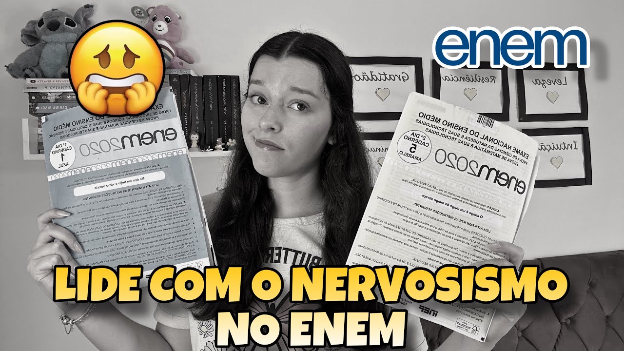 COMO LIDAR COM O NERVOSISMO E SE PREPARAR EMOCIONALMENTE PRO ENEM 2024!