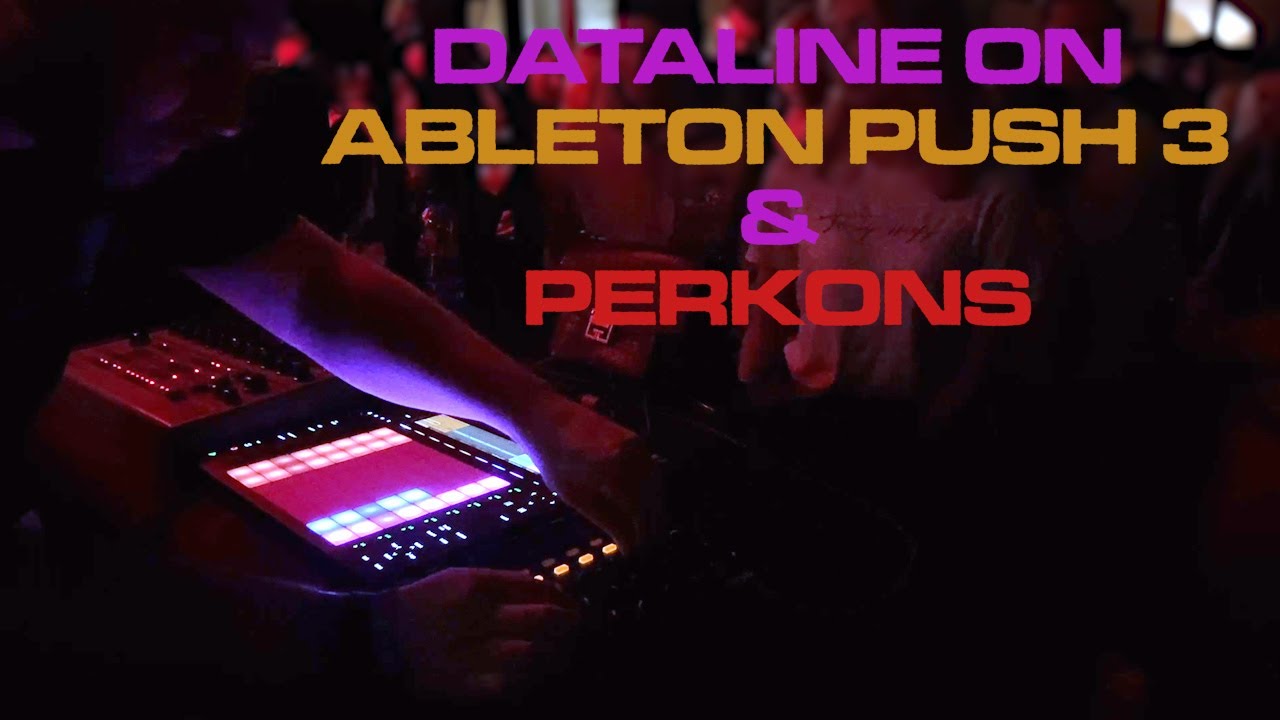 Dataline Liveset with Ableton Push 3 + Erica Synths Perkons
