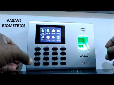 Biometric time & attendance system, k40