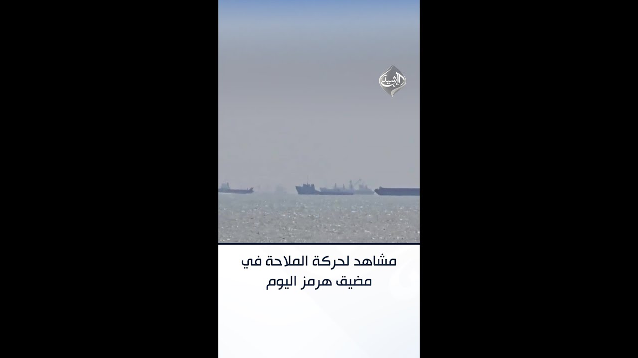 فيديو | حركة الملاحة في مضيق هرمز اليوم