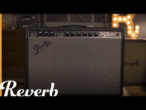 65 Deluxe Reverb - Black Ampli guitare électrique combo Fender