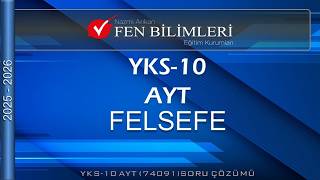FELSEFE YKS 10 AYT (74091)