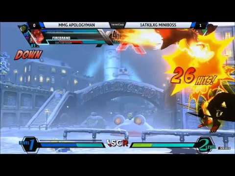 UMvC3 MMG APOLOGYMAN VS 1ATK LXG MINIBOSS - SCR2014 Day 2 HD