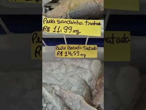 Peixe barato 😱 Sardinha e pescada! #Shorts