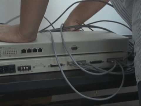 4 x Ethernet 10/100 ports over bundled 8E1 G.703 lines converter demo video