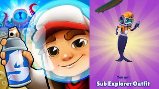 Subway Surfers World Tour 2024 - Underwater - New Character Koral Sub Explorer Outfit