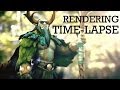 Nature's Prophet Rendering Time-Lapse 