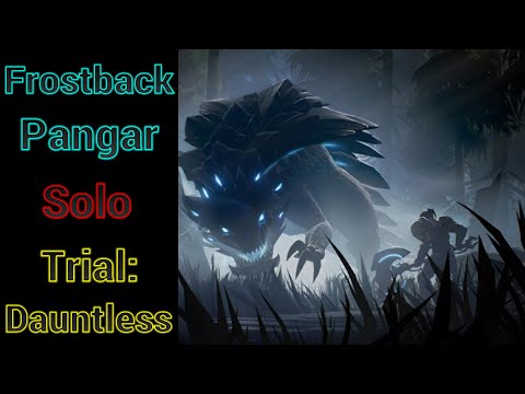 Solo Frostback Pangar Trial: Dauntless 2:19 S+ PB With Revenant Recycle Blaze War Pike Meta Build