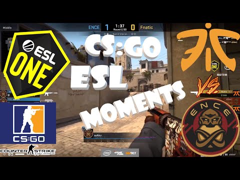 CS:GO ESL MOMENTS FNATIC VS ENCE #6