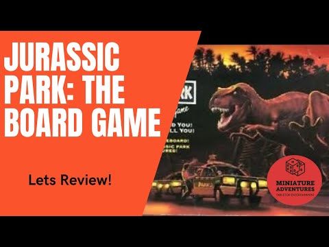 Jurassic Park The 1993 Board Game - Lets Review!