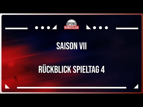 Rückblick: Spieltag 4 – Saison VII | BPong-Bundesliga