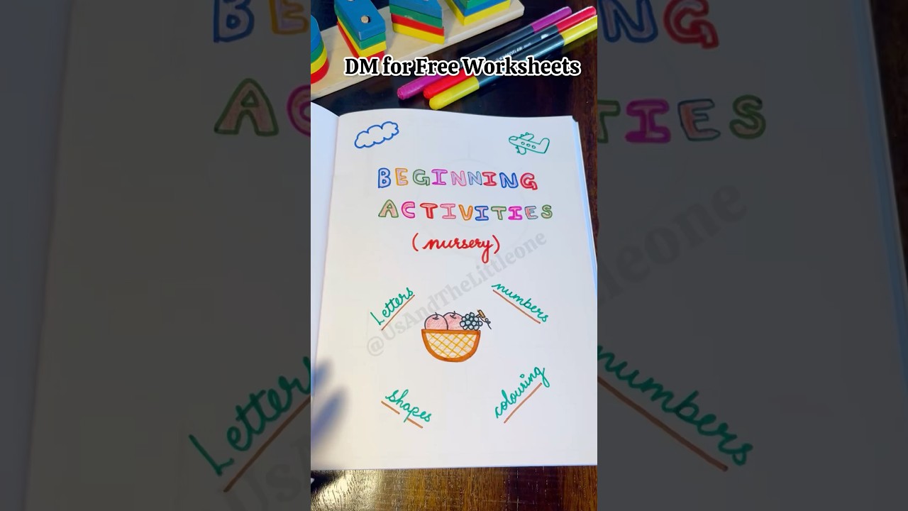 DM in my Insta account @UsAndTheLittleOne to get Free printable worksheets.