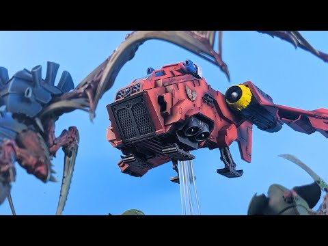 40K Faceoff: Stormraven Gunship v Hive Tyrant & Guard