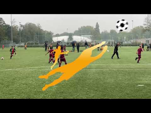 ASC Waterwijk J011-2 - FC Aalsmeer  J011-1 - Samenvatting  ( 8 - 1 ) 3 oktober 2020