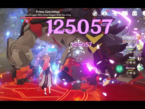 C0 Yae Miko Burst Build Damage test (400k+) + Build | Genshin Impact 2.5