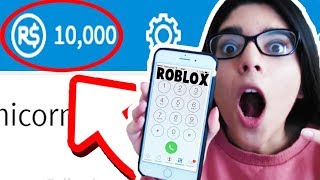 CALLING ROBLOX FOR FREE ROBUX!