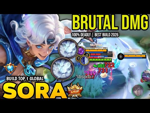 SORA BEST BUILD 2026 | BUILD TOP 1 GLOBAL SORA GAMEPLAY | MOBILE LEGENDS✓