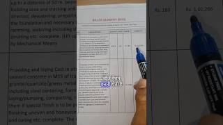 How To Read Bill of Quantity (BOQ) Sheet | #civilengineering #viralshort #billofquantity #BOQ