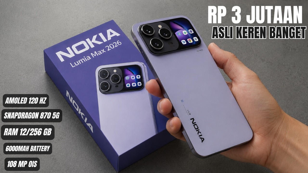 RAJA HP NGAMUK‼️NOKIA LUMIA MAX 2026 | 3 JUTAAN UDAH SEKELAS FLAGSHIP