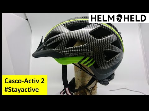 Casco - Activ 2 - color: schwarz neon - 360°