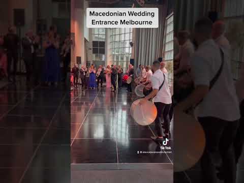 AMAZING WEDDING ENTRANCE 👑Royal Band - Macedonian Band Melbourne #macedonianweddingmelbourne