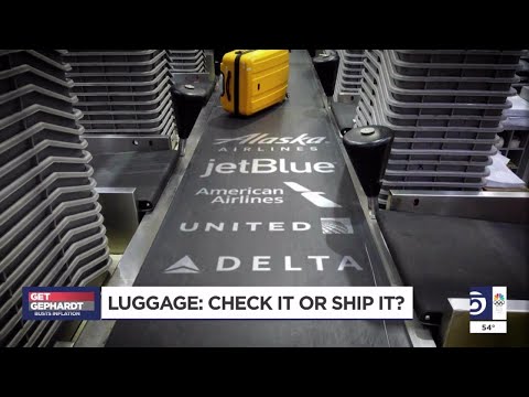 Can you save money by shipping your luggage instead of checking it?