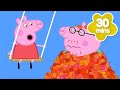 Daddy Pig FALLS In LEAF Mountain Peppa Learns About Autumn Peppa Pig Full Episodes 30 Mins