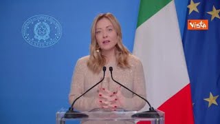 Meloni: Riempie di gioia la liberazione di Trentini e Burlò