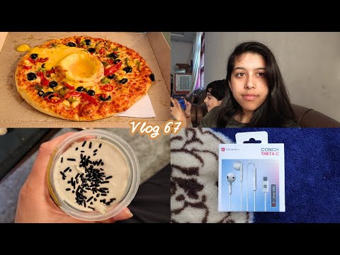 Vlog 67 | Pizza🍕party | New earphones 🎧 | 