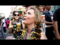 Getting Mardi Gras Beads