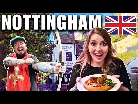Is NOTTINGHAM the BEST city in ENGLAND? 🇬🇧 - (Robin Hood & Haunted Pubs)