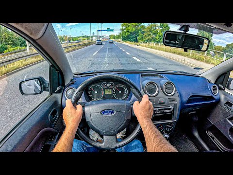 2007 Ford Fiesta Mk6 (1.4 TDCi 68 hp) | POV Test Drive #2519 Joe Black