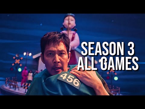 All games from Squid Game season 3.