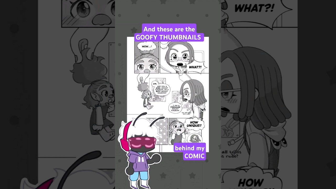 My webcomic thumbnails!! #webcomics #digitalart #artprocess