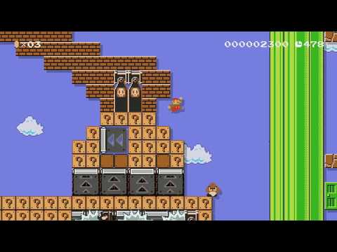 Scarlets Stair Building Company by Flex-D - Super Mario Maker - No Commentary 1bs